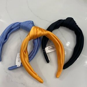 J Crew Top Knot Head Bands NWT